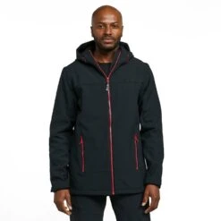 Men's Hooded Softshell Jacket -Fashionable Men's Clothing Store go 366366 z