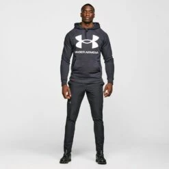 Under Armour Rival Large Logo Overhead Hoodie -Fashionable Men's Clothing Store go 371875 c