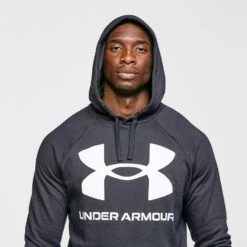 Under Armour Rival Large Logo Overhead Hoodie -Fashionable Men's Clothing Store go 371875 d