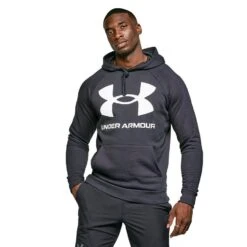 Under Armour Rival Large Logo Overhead Hoodie -Fashionable Men's Clothing Store go 371875 z
