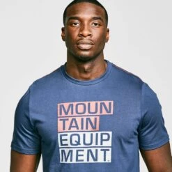 Mountain Equipment Men's Mountain Block Letter T-shirt -Fashionable Men's Clothing Store go 409477 d