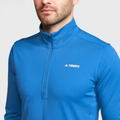 Adidas TERREX Men’s Everyhike Half Zip Fleece -Fashionable Men's Clothing Store go 526839 d