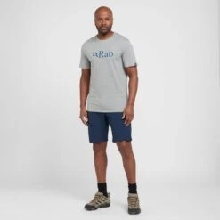 Rab Men’s Stance Logo Short Sleeved T-Shirt -Fashionable Men's Clothing Store go 613150 c