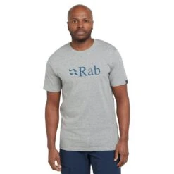 Rab Men’s Stance Logo Short Sleeved T-Shirt -Fashionable Men's Clothing Store go 613150 z