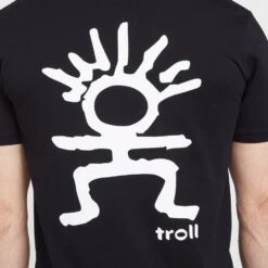 TROLL Men’s Back Logo T-Shirt In Black -Fashionable Men's Clothing Store go 643889 e